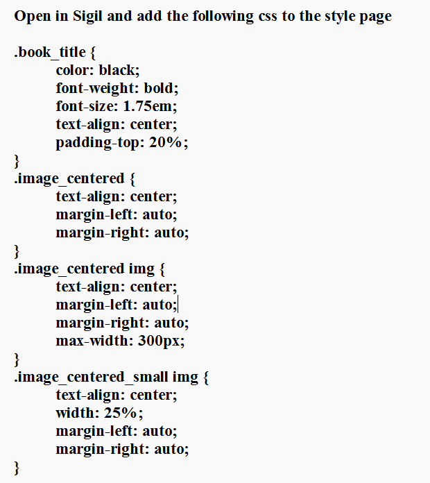 Sigil-css-styling