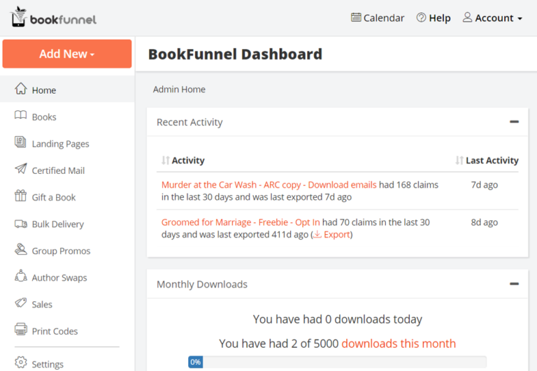 How to Start a Mailing List with Bookfunnel – Read First Chapter.com
