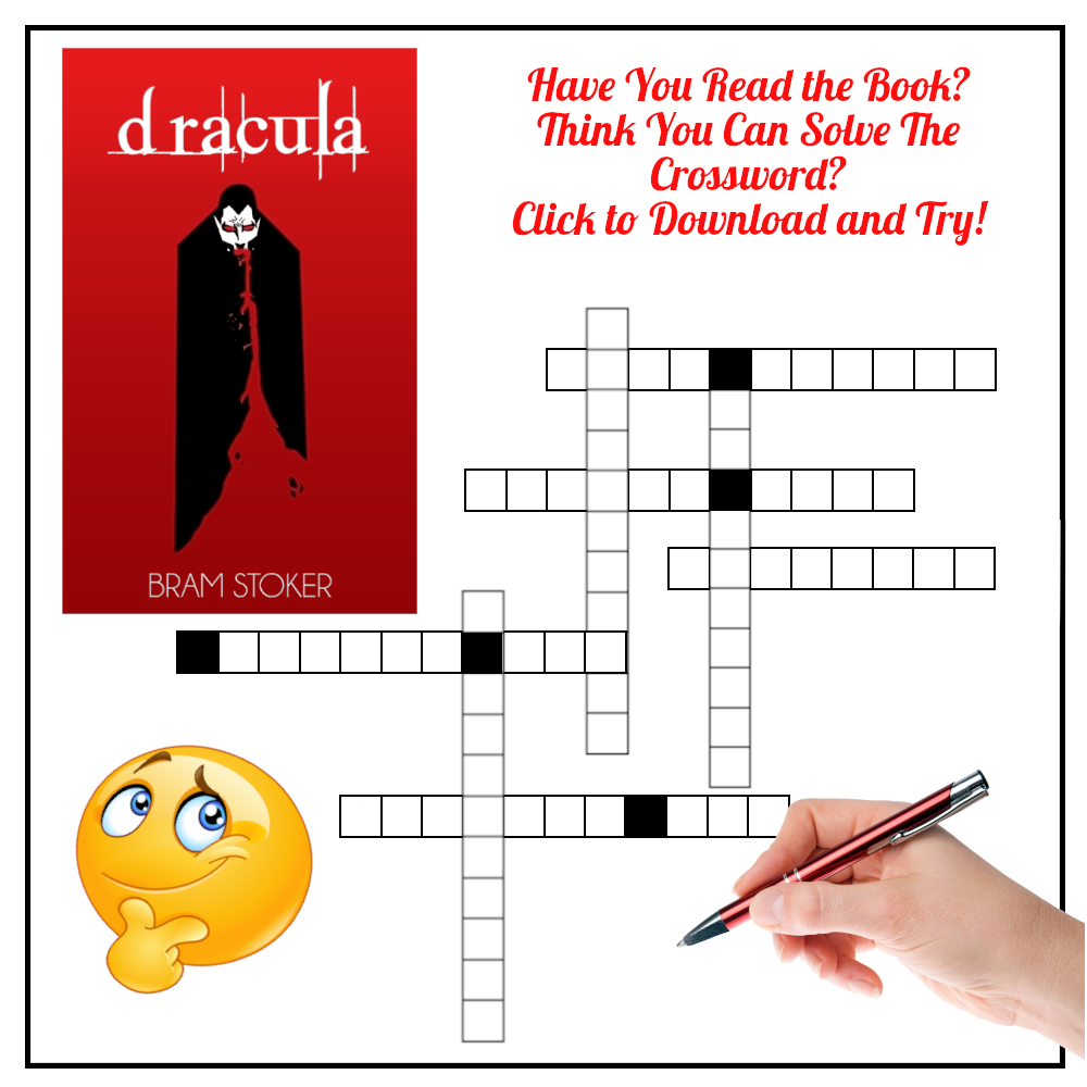 crossword puzzle based on dracular by bram stoker