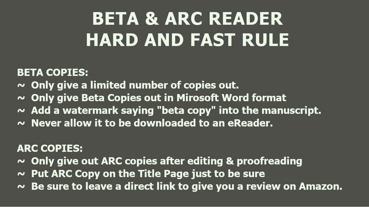 Beta-and-arc-rules