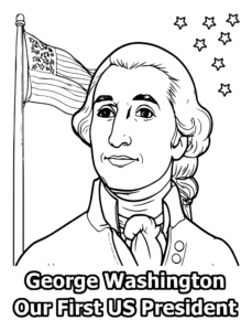 Coloring-page-George-Washington