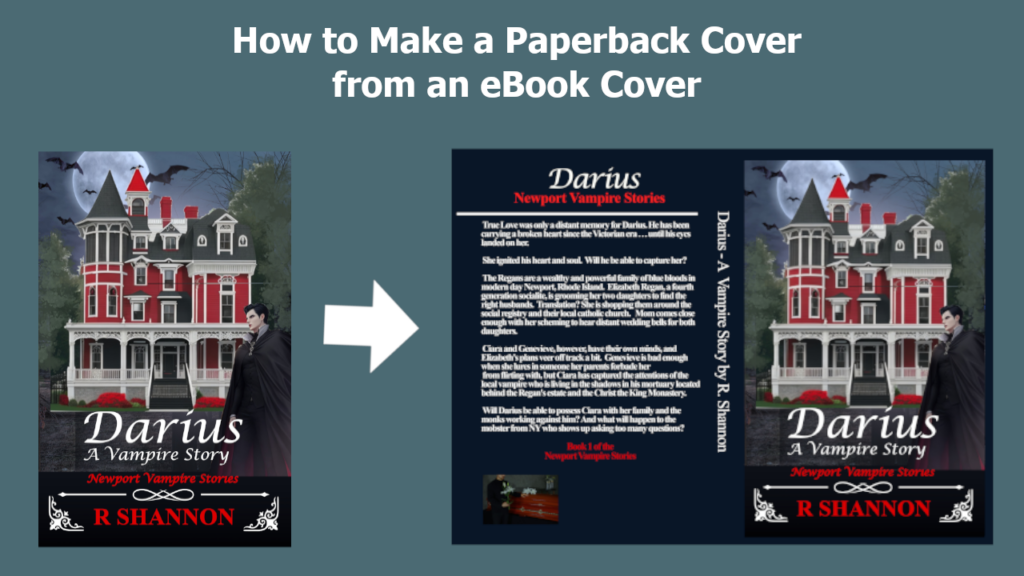 How to Create a Hi-res Paperback Cover from a low-res eBook Cover