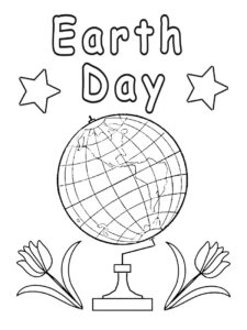 Coloring-page-earth-day